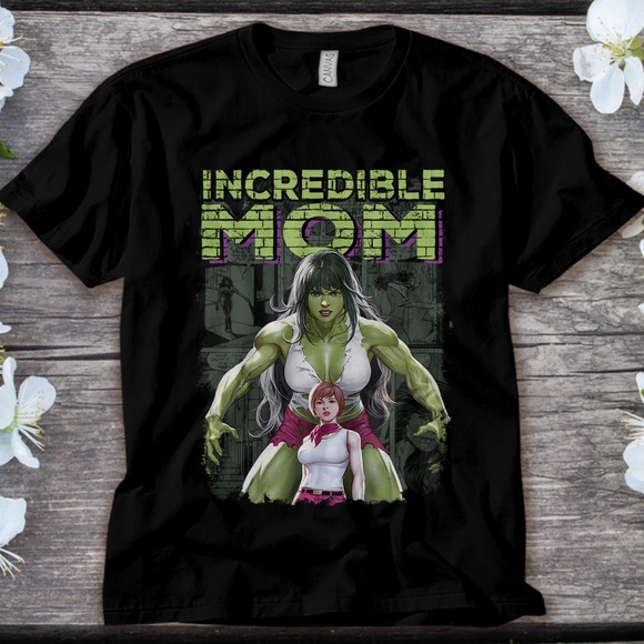 Incredible Mom She Hulk Marvel The Incredible Hulk Mother's Day Unisex T-shirt - Picture 1 of 2